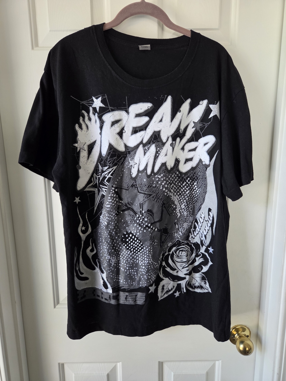 Dream Maker Graphic Men's Black T‑Shirt - Sz XL